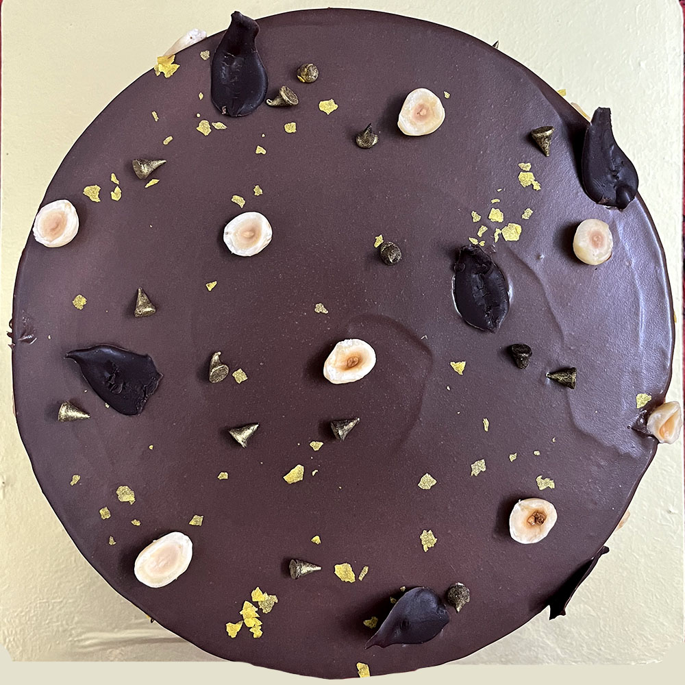 Send Hazelnut Chocolate Bliss Cake Gifts To guwahati