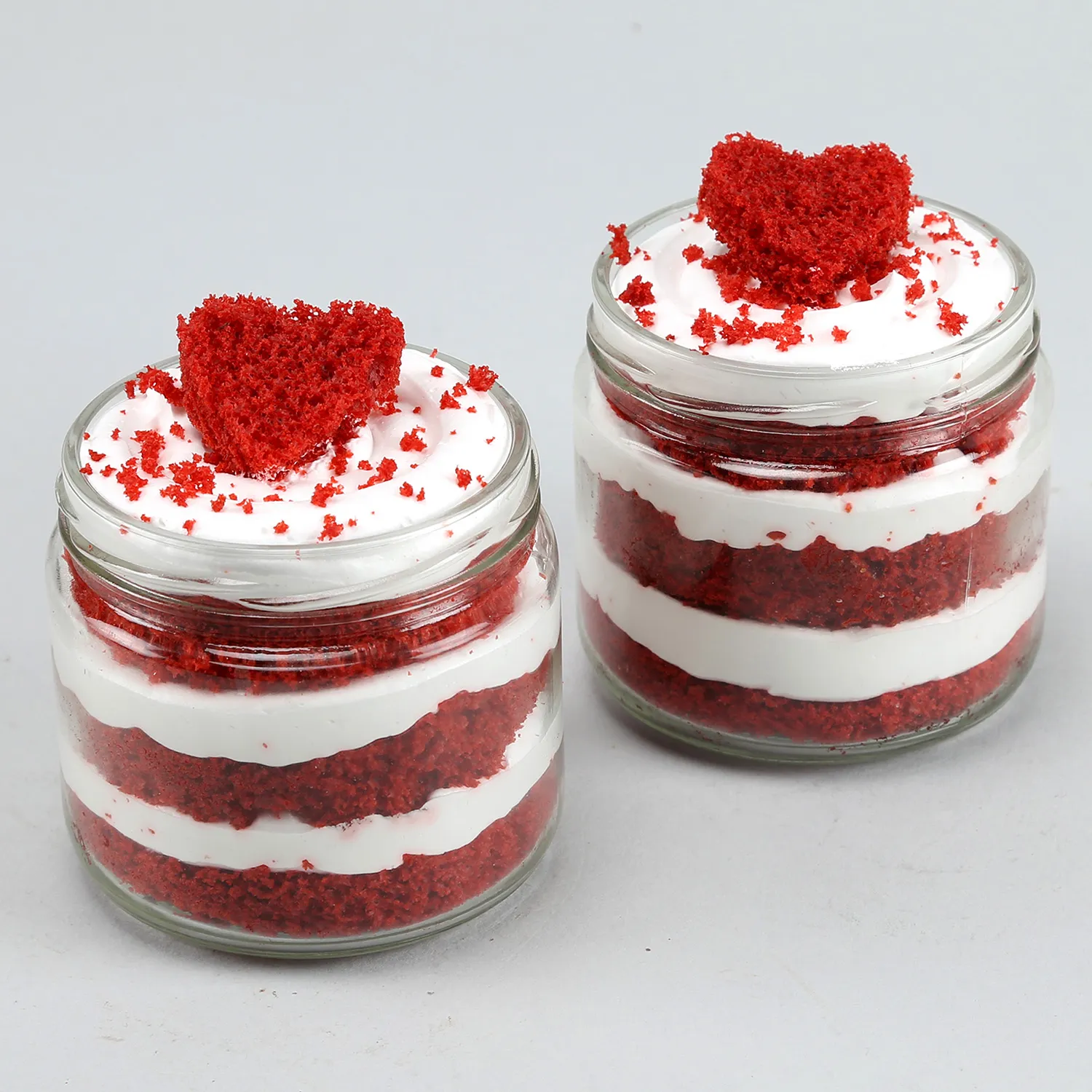 Red Velvet Jar Cake Set of 2